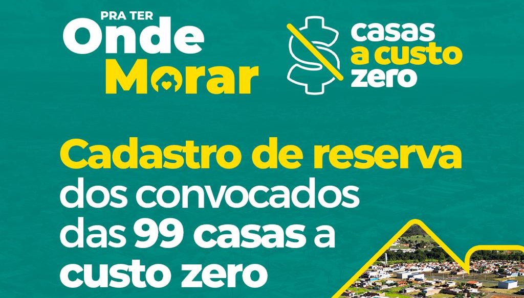 Prefeitura de Senador Canedo convoca cadastro de Reserva do Programa “Pra Ter Onde Morar”