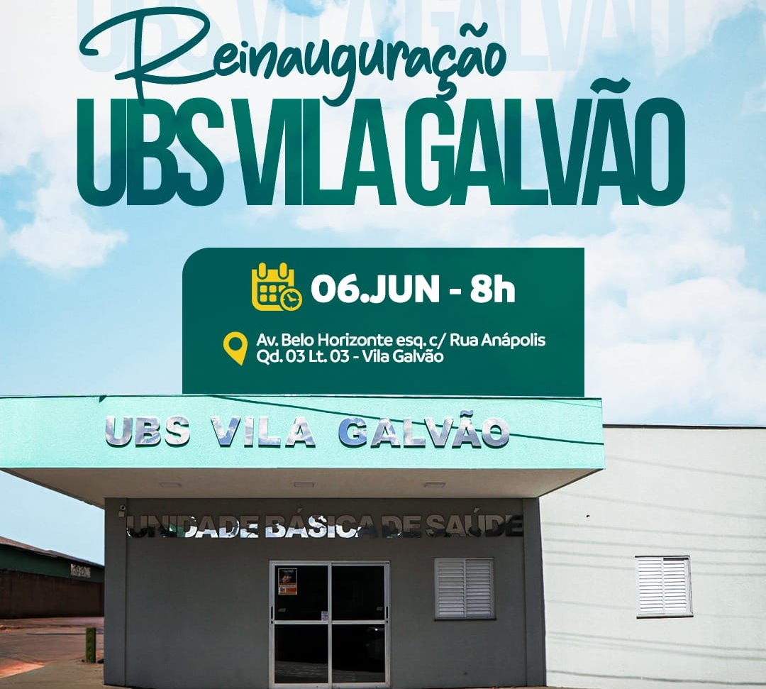 UBS da Vila Galvão em Senador Canedo é reformado e reabre nesta quinta-feira (06)