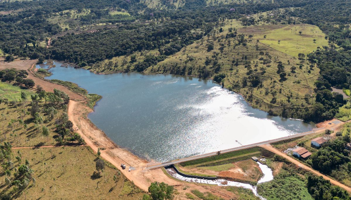 Prefeitura de Senador Canedo inaugura a maior represa de água bruta da cidade